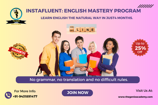 InstaFluent: English Mastery Program (Speak English in just 4 months).